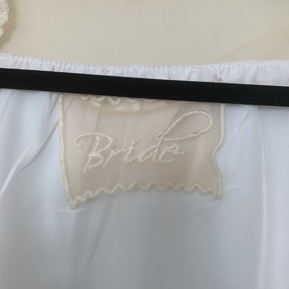 ROBED WITH LOVE HILDY ROBE- WHITE BRIDAL ROBE - Picture 8 of 11